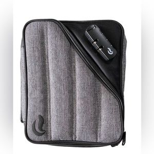 SKUNK PILOT Combo Lock LOCKING SMELL PROOF Storage Case Stash Bag - Gray  11in